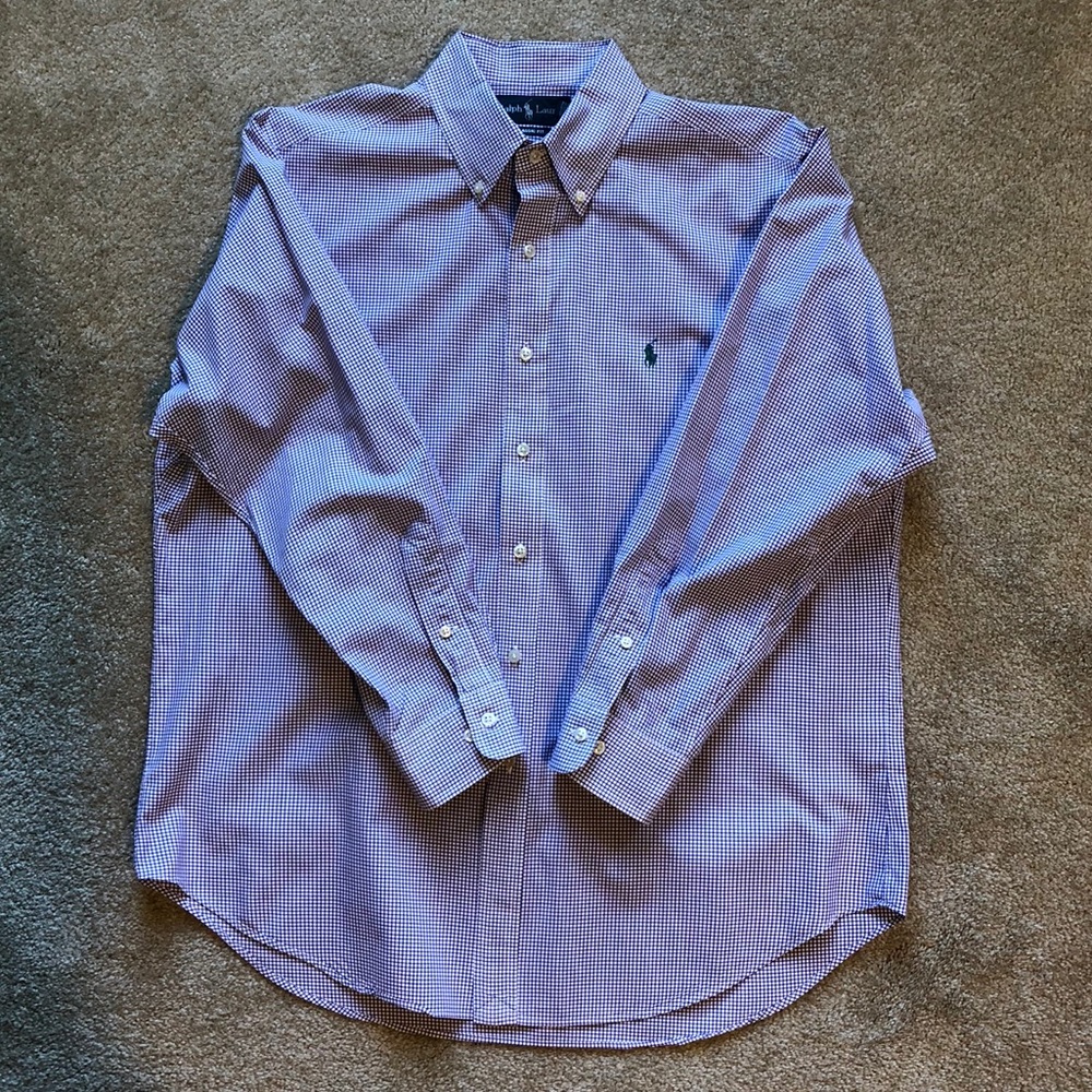 Ralph Lauren button down men's dress shirt